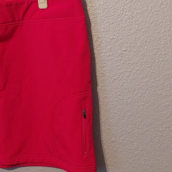Title Nine Cold Killer fleece lined Skirt Pink Size 12 Sporty Golf Tennis Active - Picture 5 of 6